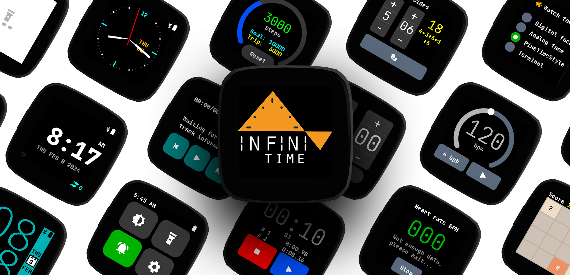 /CCF_100/InfiniTime/raw/commit/f7c87a700d2d9cd05469f1b5b2966a01808ce0e1/doc/logo/watchface_collage.png